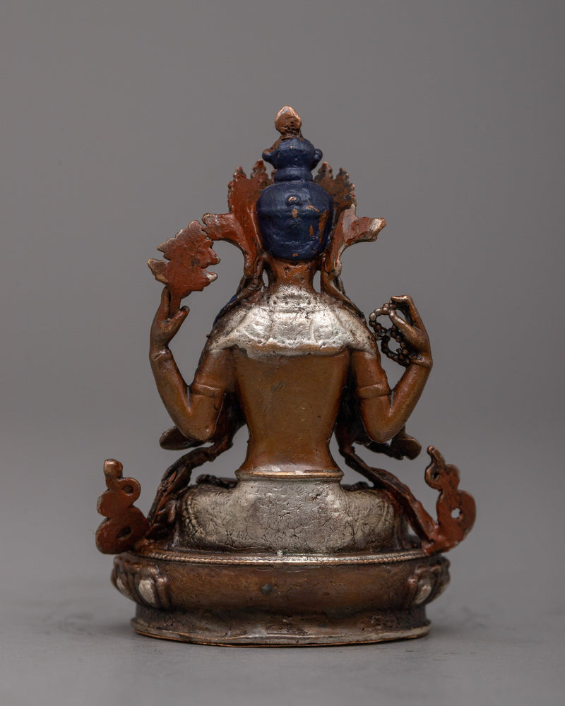 Chenrezig Statue Made by Machine | Bodhisattva of Wisdom for Intellectual Growth