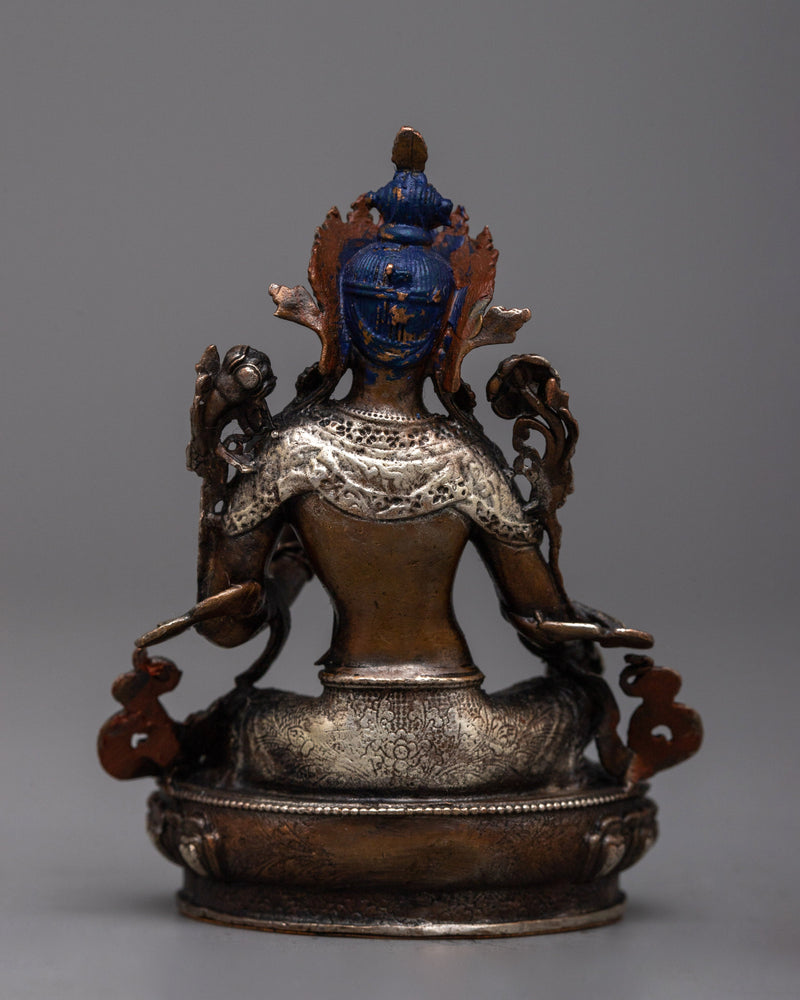 Buddhist Machine Made Green Tara Statue | Precision Made for Enlightenment and Healing