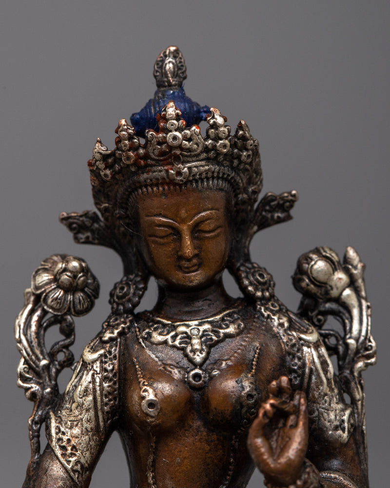 Buddhist Machine Made Green Tara Statue | Precision Made for Enlightenment and Healing