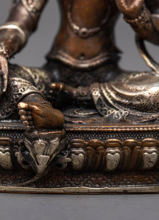 Buddhist Machine Made Green Tara Statue | Precision Made for Enlightenment and Healing