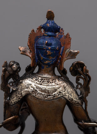Buddhist Machine Made Green Tara Statue | Precision Made for Enlightenment and Healing
