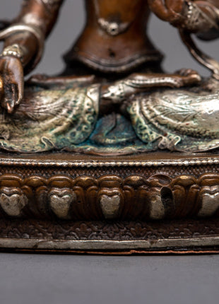 Small Machine Made White Tara Statue