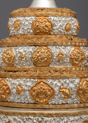 Mandala Rice Offering Set | Tibetan Buddhist Altar for Rituals