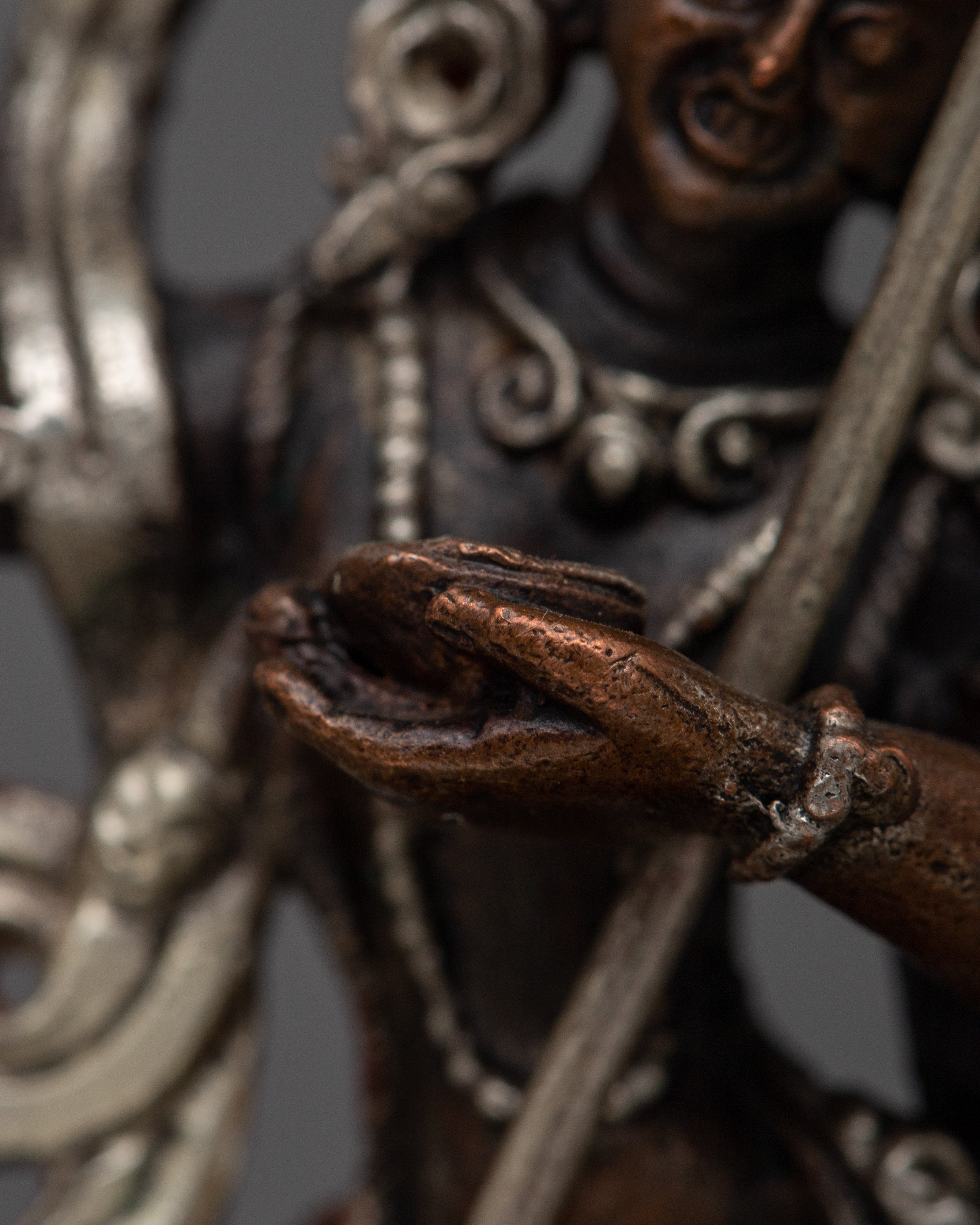 Silver Plated Dorje Phagmo Statue | Symbol of Wisdom and Empowerment