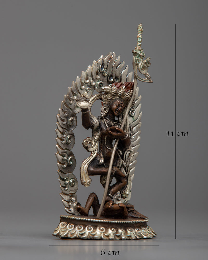 Silver Plated Dorje Phagmo Statue | Symbol of Wisdom and Empowerment