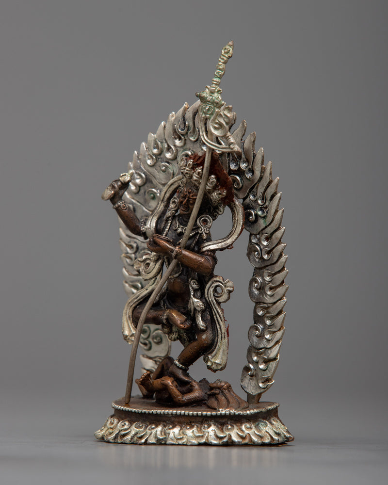 Silver Plated Dorje Phagmo Statue | Symbol of Wisdom and Empowerment