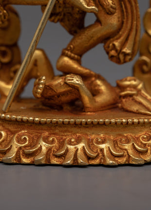 Copper Dorje Phagmo Statue | Machine Made Statue For your Altar