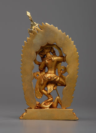 Copper Dorje Phagmo Statue | Machine Made Statue For your Altar