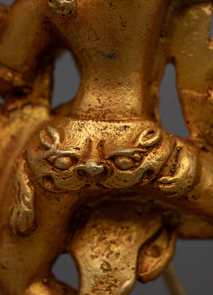 Copper Dorje Phagmo Statue | Machine Made Statue For your Altar