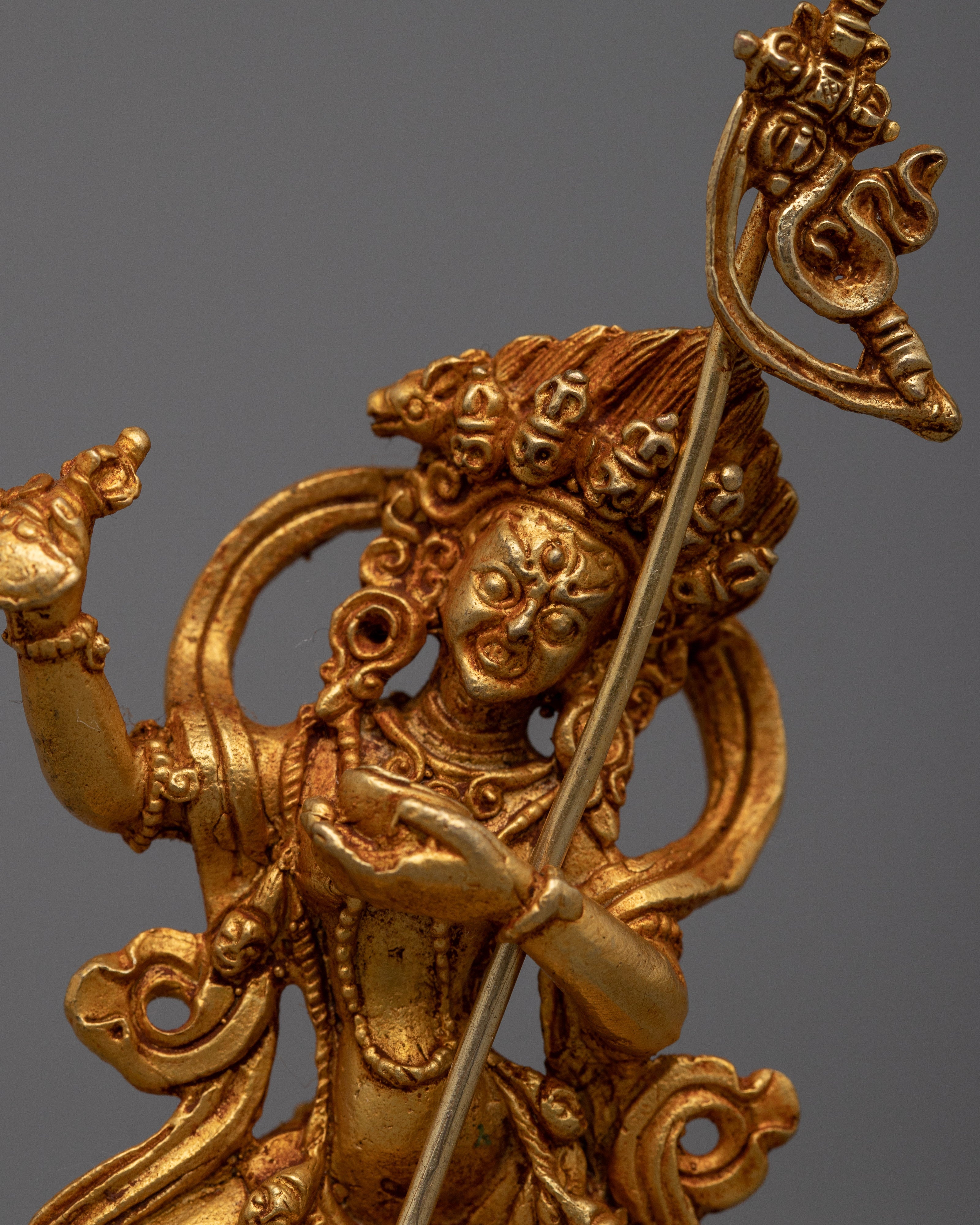 Copper Dorje Phagmo Statue | Machine Made Statue For your Altar