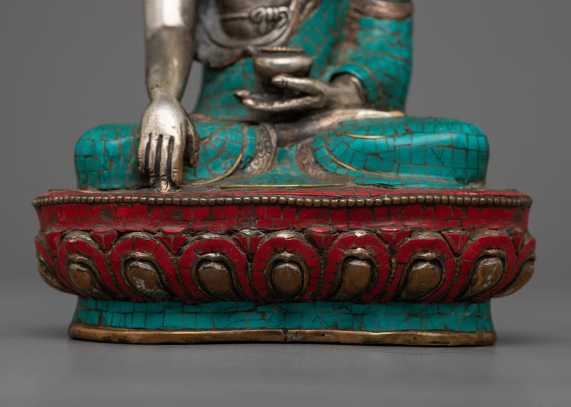 Shakyamuni Buddha Copper Statue |  Traditional Decor for Spiritual Enlightenment