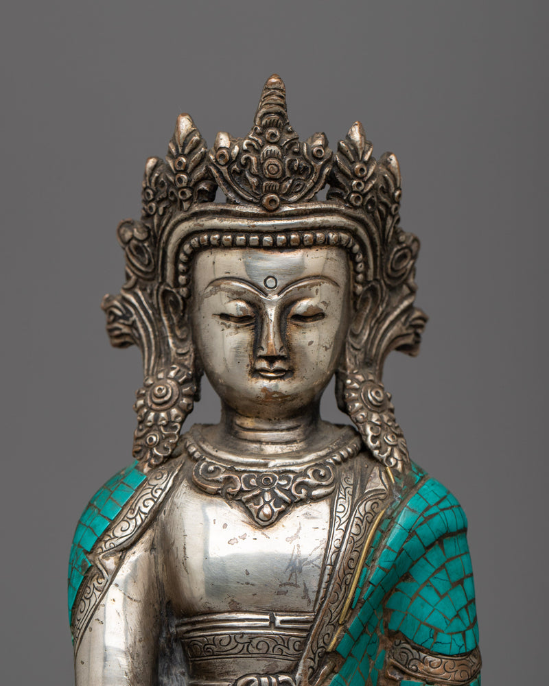 Shakyamuni Buddha Copper Statue |  Traditional Decor for Spiritual Enlightenment