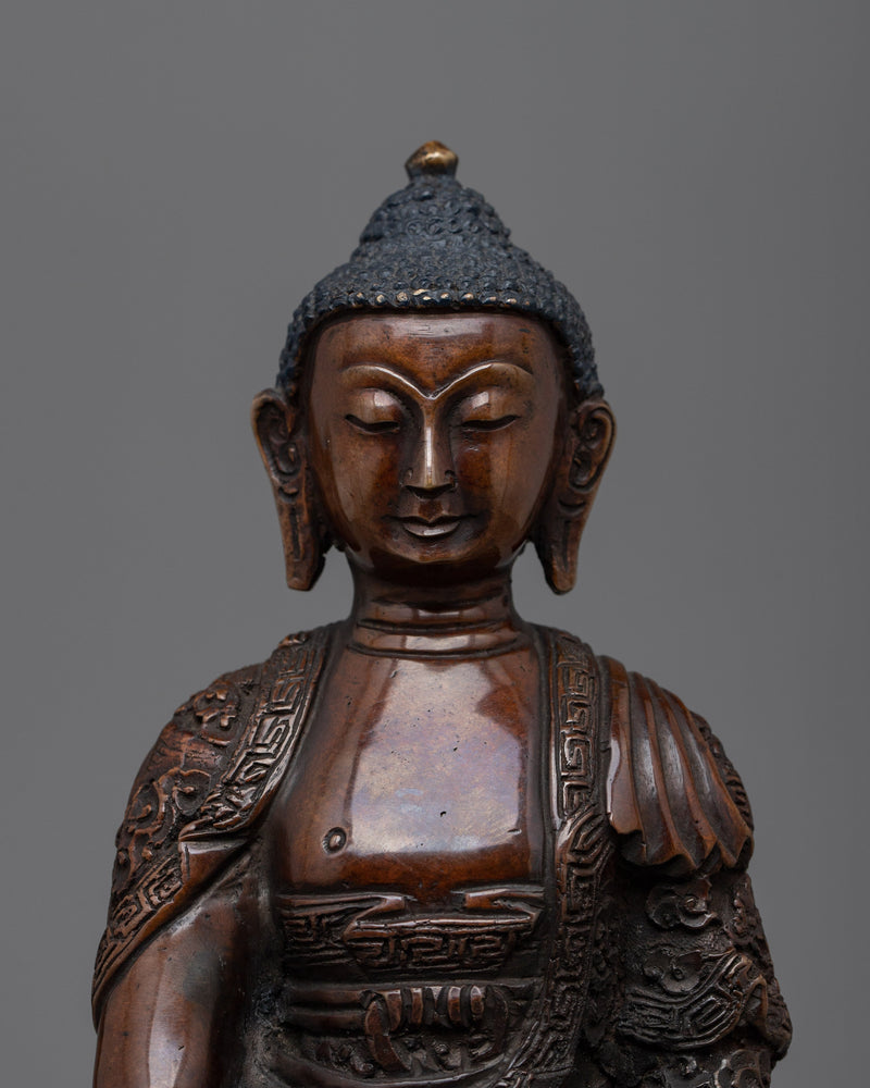 Amitabha Buddha Copper Statue | Enhance Your Altar with Buddhist Wisdom
