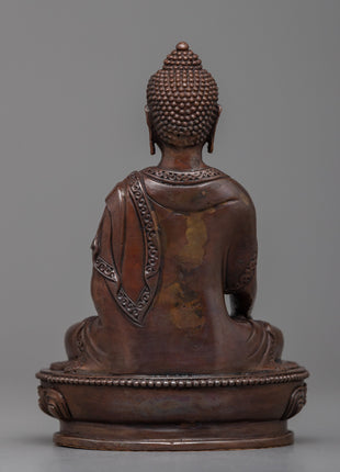 Machine Made Shakyamuni Buddha Statue | Ideal for Spiritual Devotion and Decorative Display