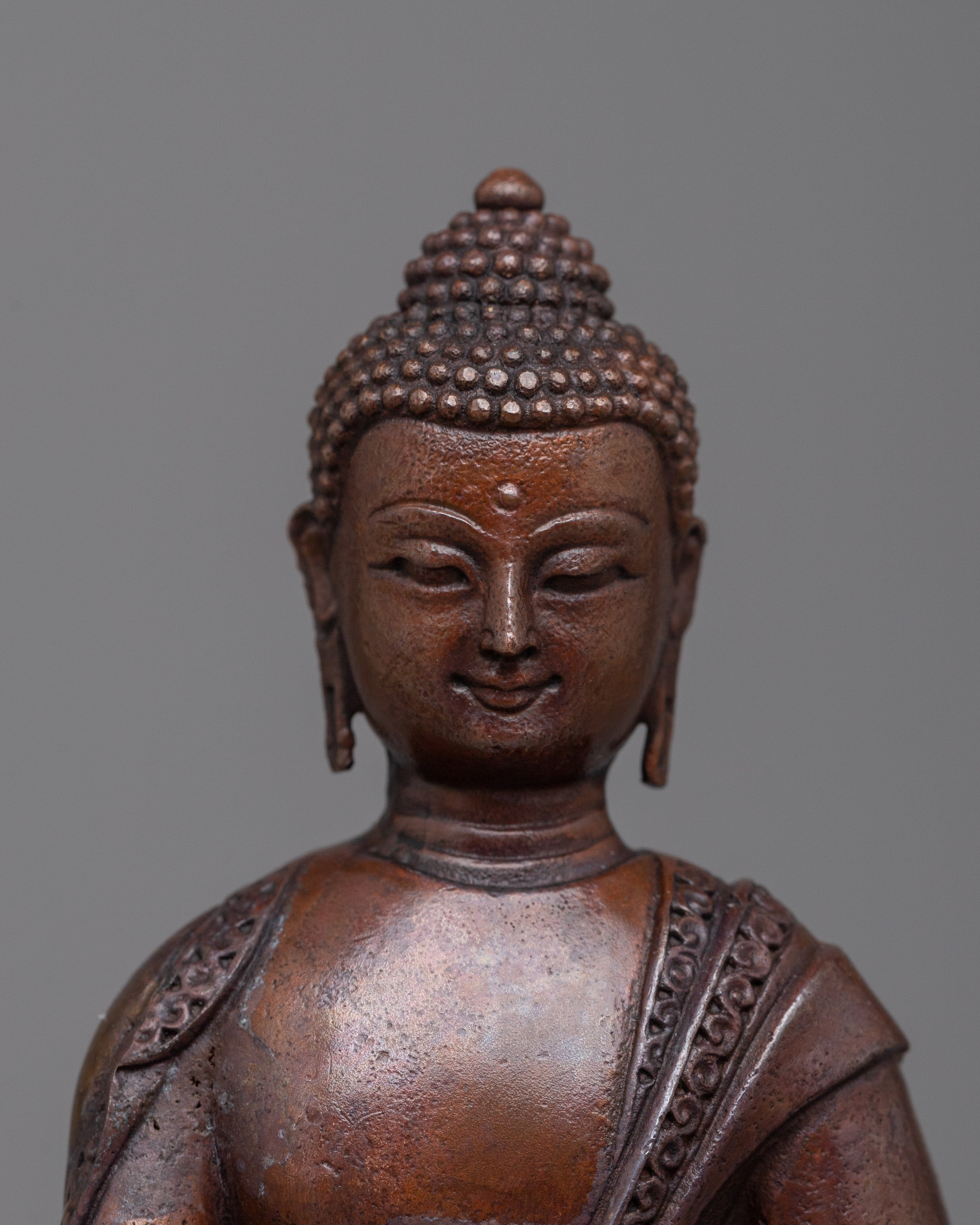 Copper Three Buddha Set Statue | Capture the Spiritual Essence of Trip