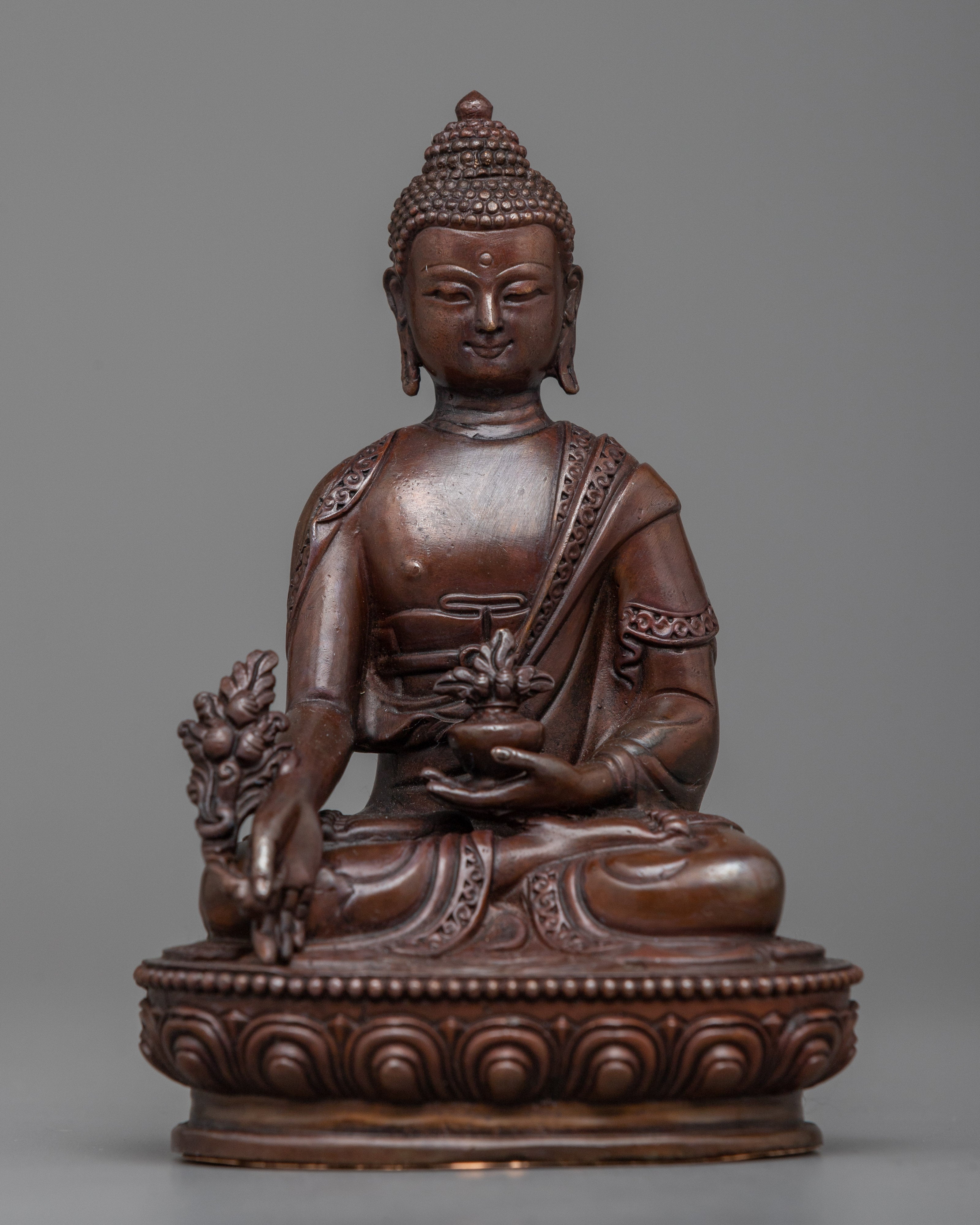 Copper Three Buddha Set Statue | Capture the Spiritual Essence of Trip