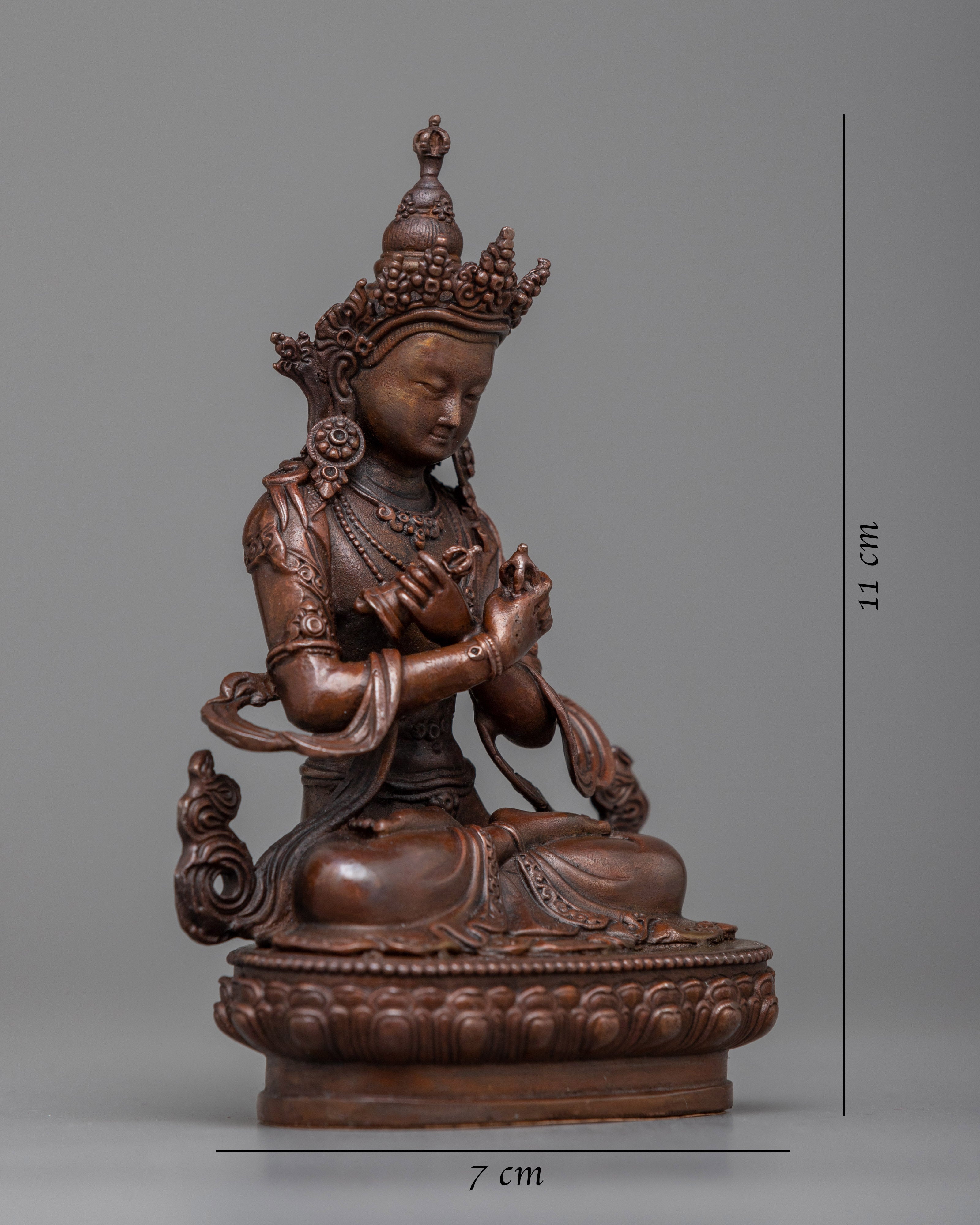 Primordial Buddha Vajradhara Statue | Copper Statue Made up of Machine