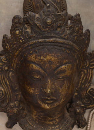 White Tara Face Wall Decor | Goddess Wall Hanging