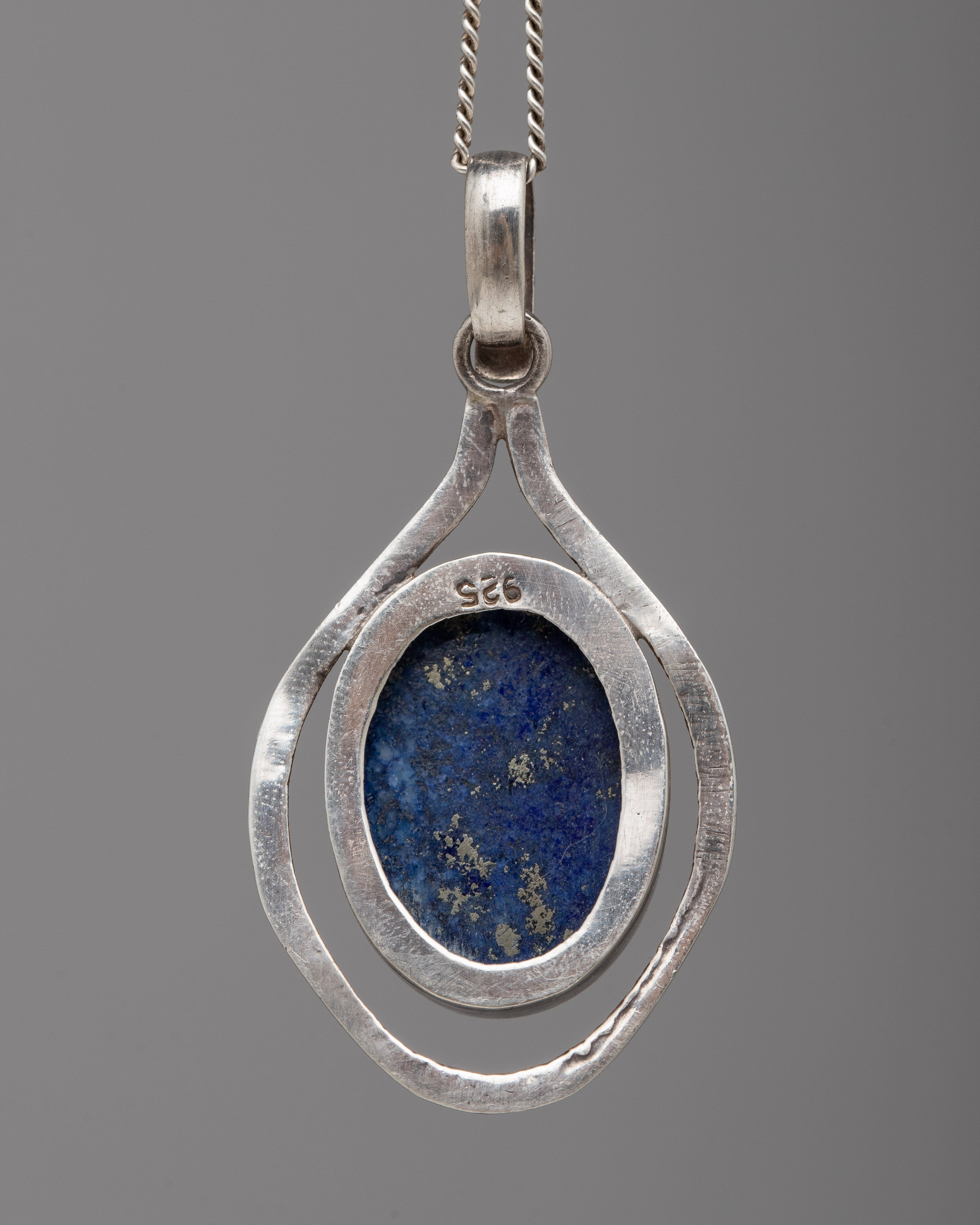 Lapis Lazuli Locket | Deep Blue Gemstone Pendant for Wisdom and Truth