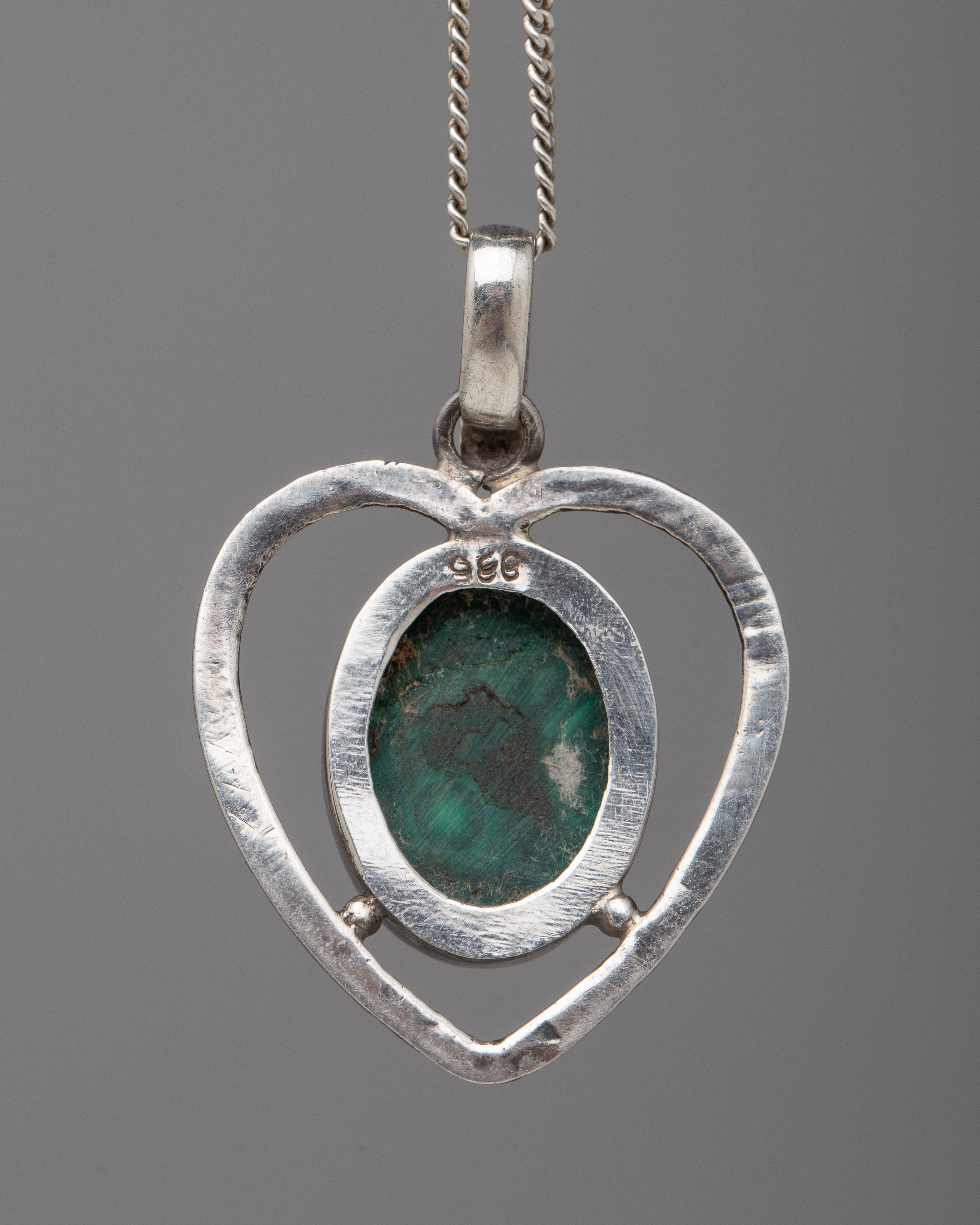 Heart Shape Malachite Locket |Gemstone Jewelry for Any Occasion