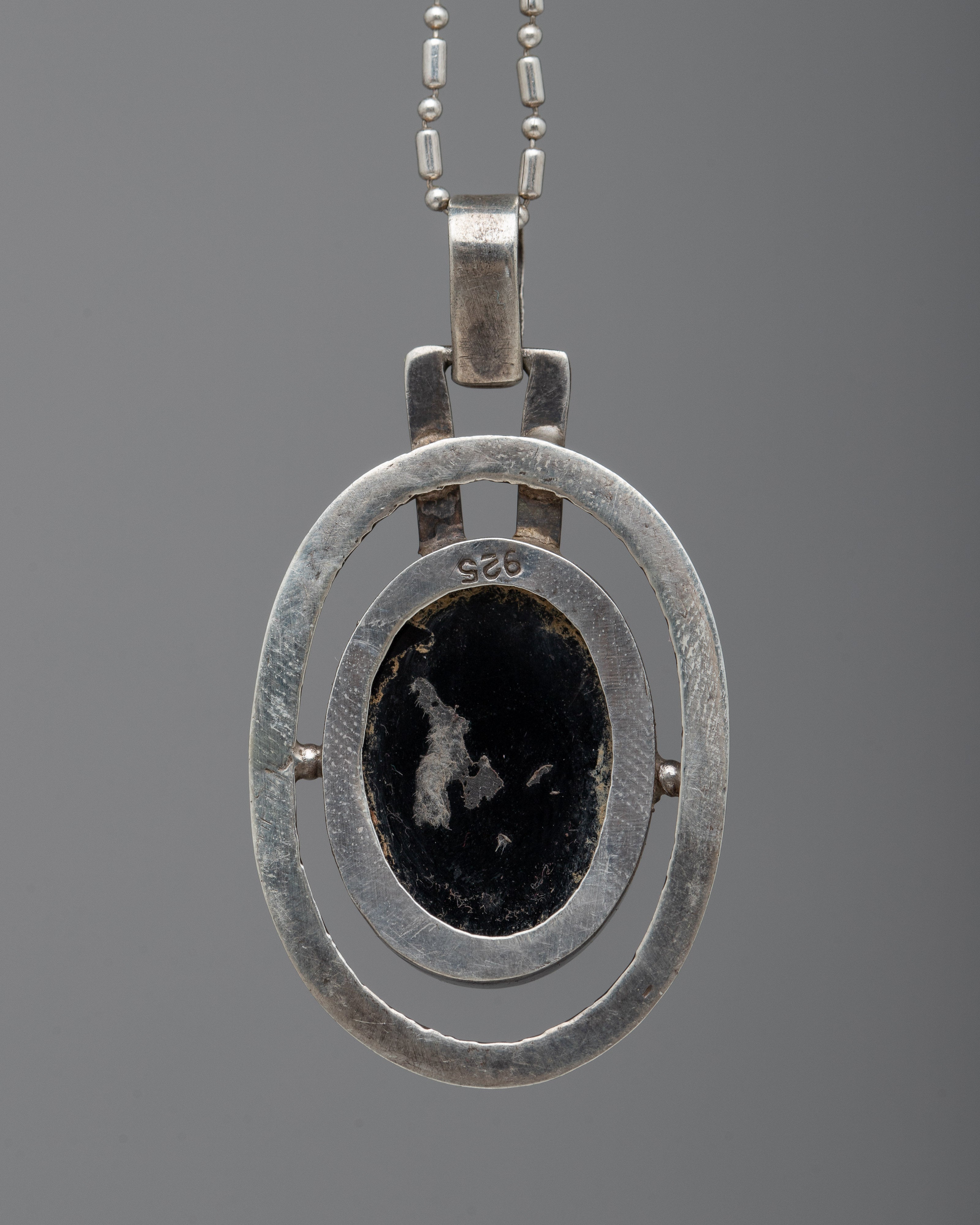 Silver Onyx Locket | Distinctive Piece for Spiritual Well-being