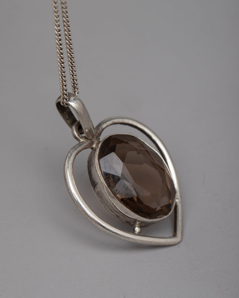 Smoky Quartz Pendant | Powerful Healing Stone Locket