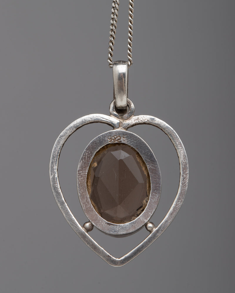 Smoky Quartz Pendant | Powerful Healing Stone Locket