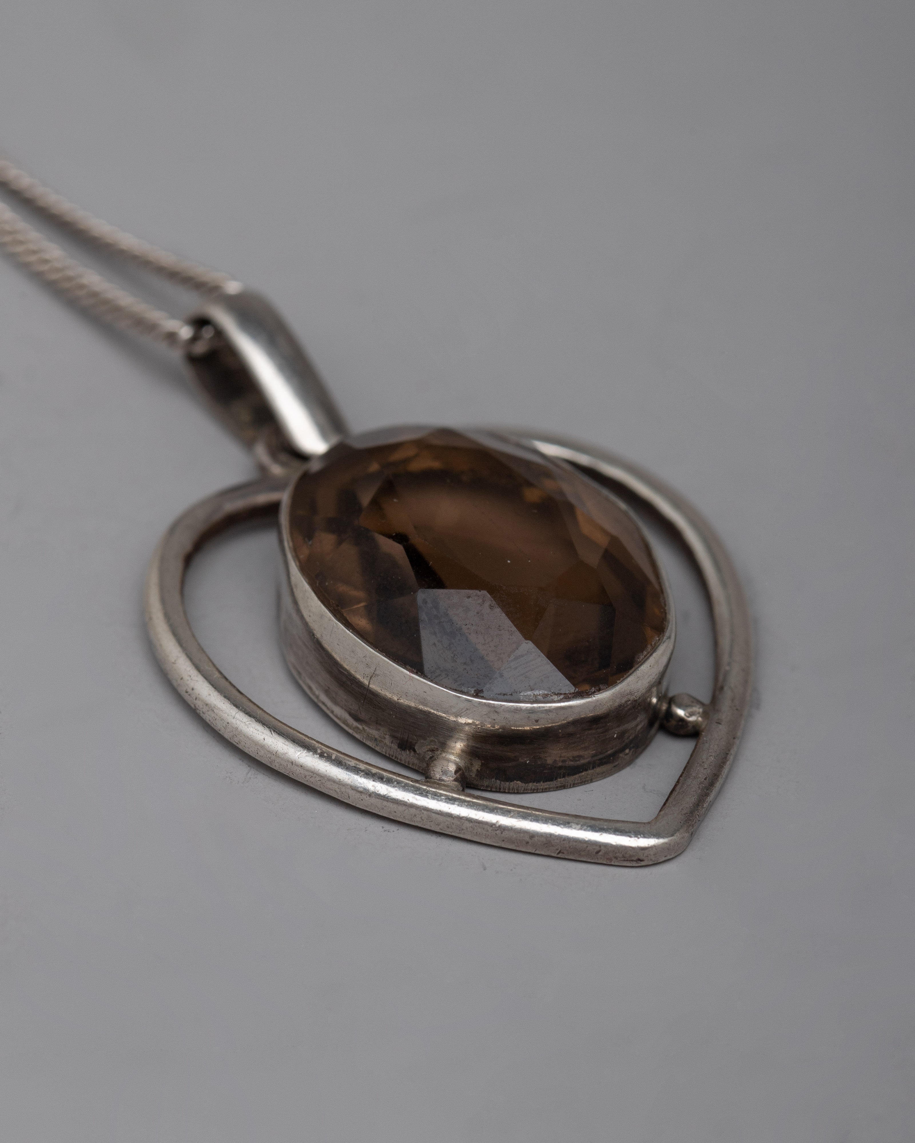 Smoky Quartz Pendant | Powerful Healing Stone Locket