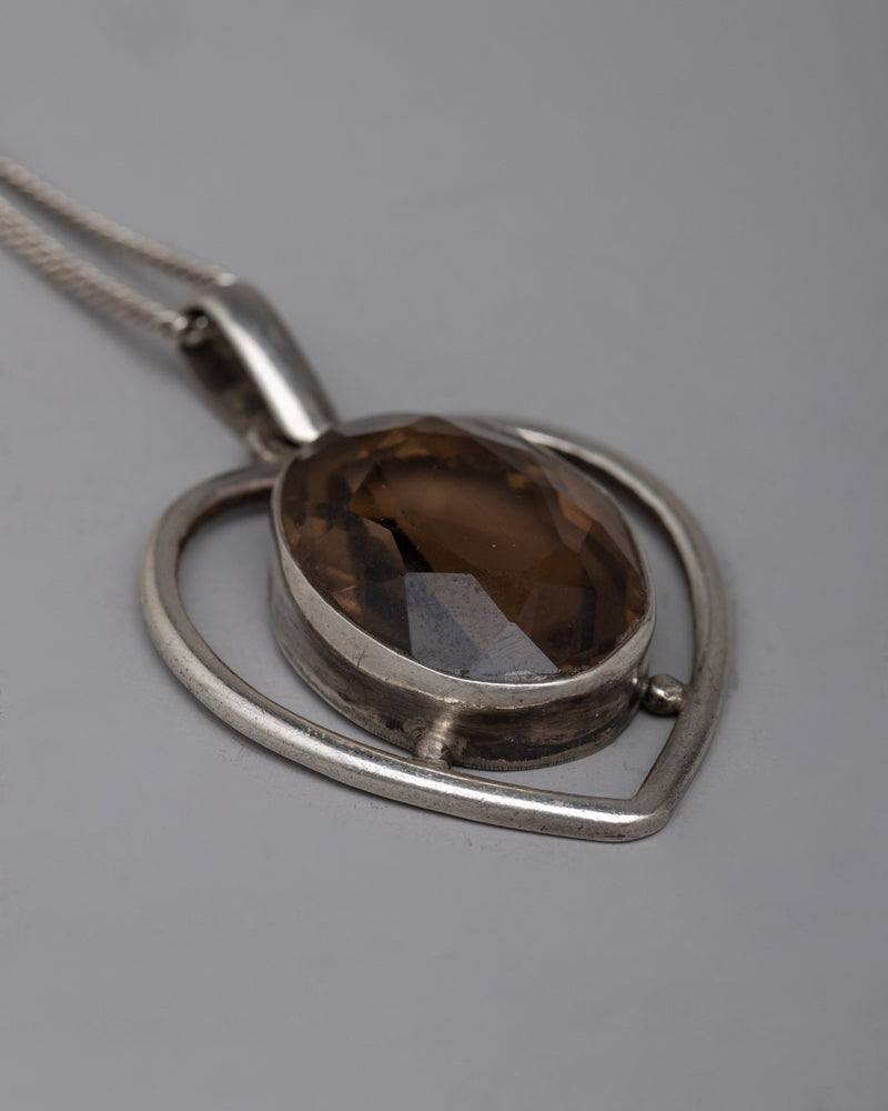 Smoky Quartz Pendant | Powerful Healing Stone Locket