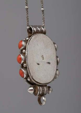 Wrathful Deity Face Silver Locket | Powerful Tibetan Protector Amulet