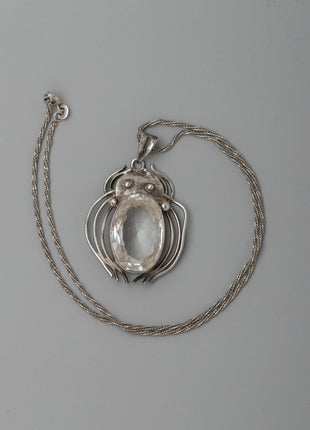 Faceted Crystal Locket | Statement Piece for Special Occasions