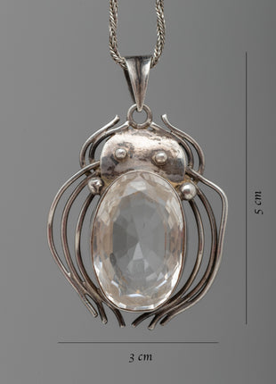 Faceted Crystal Locket | Statement Piece for Special Occasions