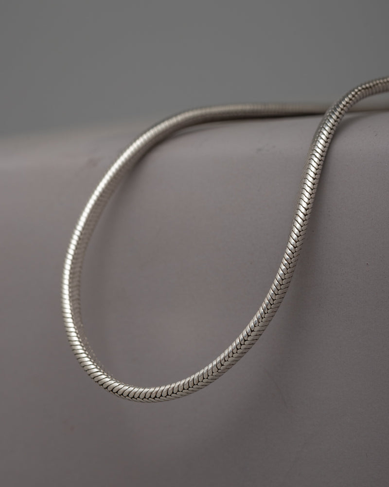 Silver Snake Chain | Enhance Your Beauty with Classic Elegance