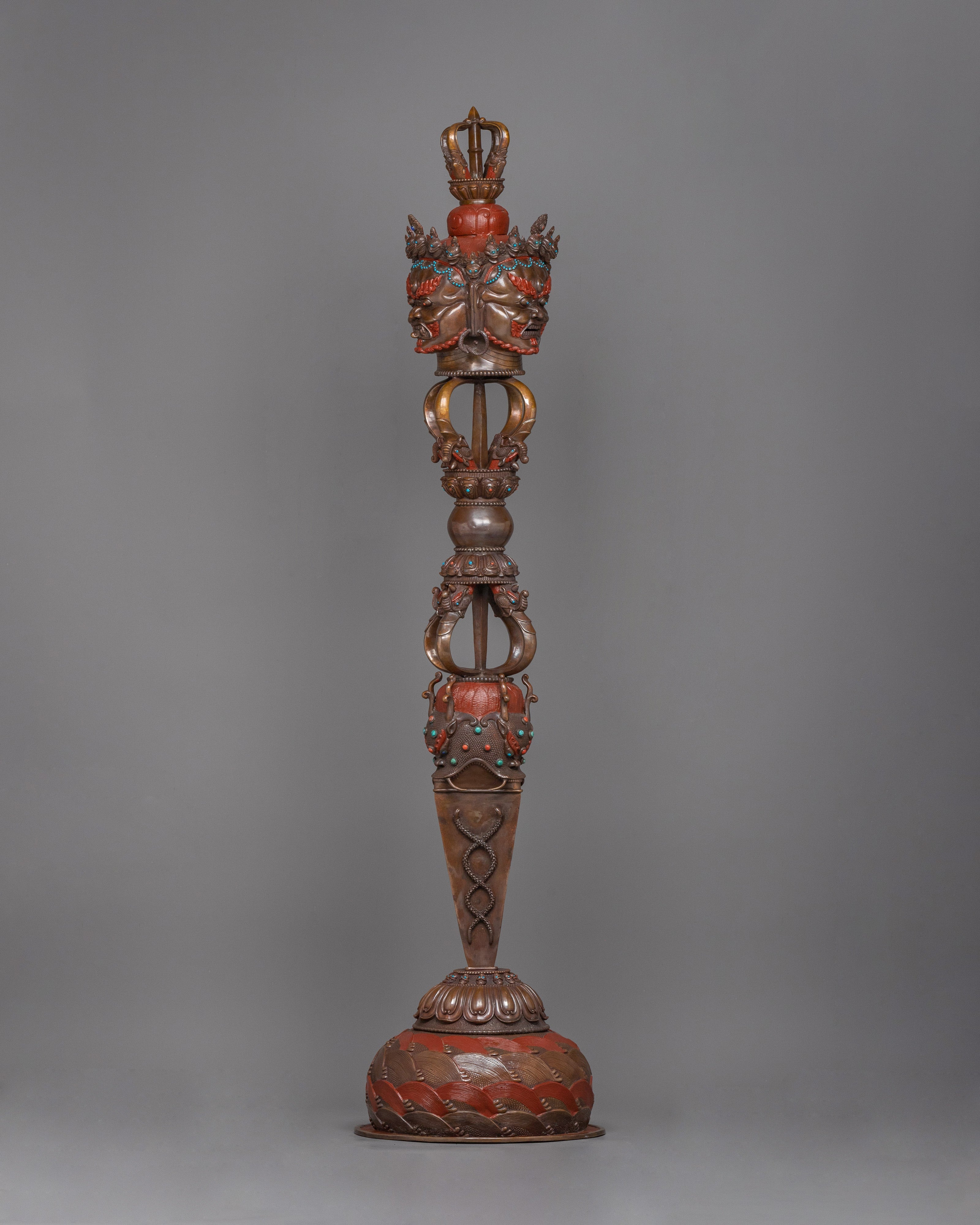 Copper Phurba Dagger | Embody the Wrathful Deity's Vigilance