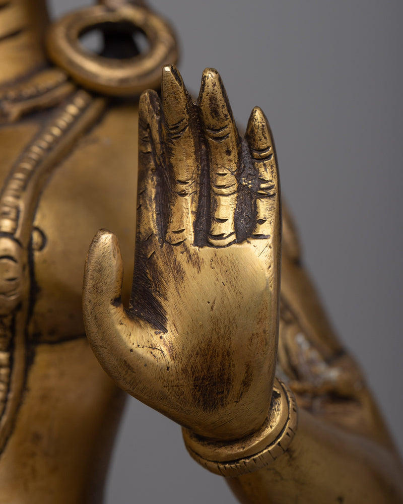 Brass Parbati Statue | Goddess of Love and Devotion