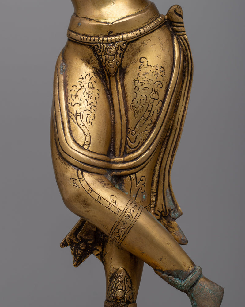 Brass Parbati Statue | Goddess of Love and Devotion