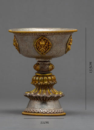 Handcrafted Butter Lamp | Buddhist Ritual Item