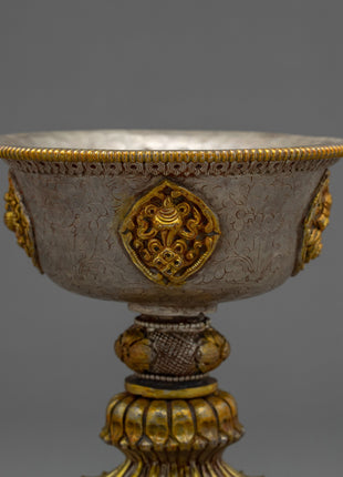 Handcrafted Butter Lamp | Buddhist Ritual Item