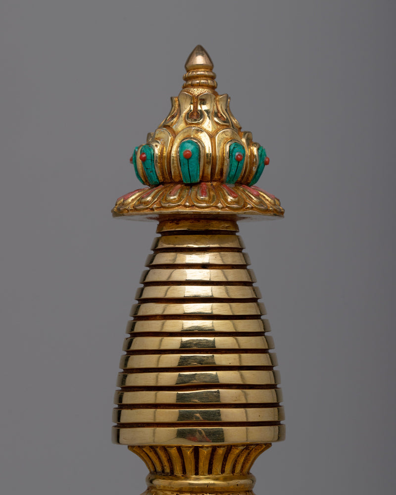 Shrine Stupa Statue | Guardian of Spiritual Journeys and Sacred Spaces