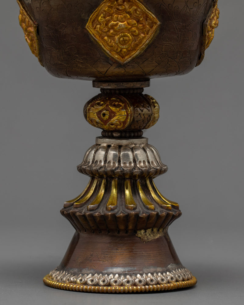 Tibetan Butter Lamp | Offering Lamps | Buddhist Ritual Items | Himalayan Crafts