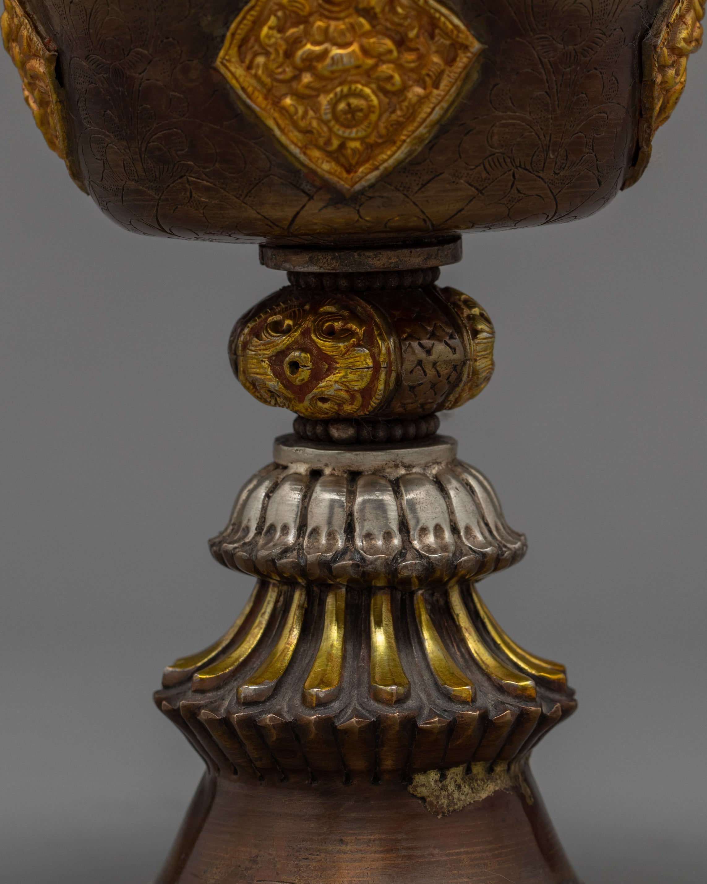 Tibetan Butter Lamp | Offering Lamps | Buddhist Ritual Items | Himalayan Crafts