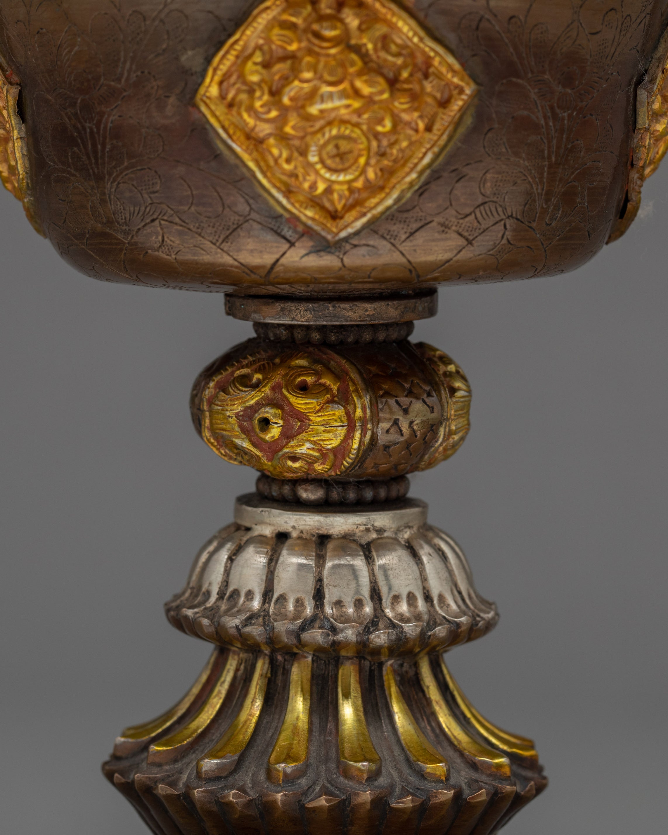 Tibetan Butter Lamp | Offering Lamps | Buddhist Ritual Items | Himalayan Crafts