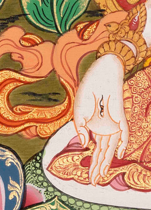 White Tara Thangka | Religious Buddhist Art | Wall Decors