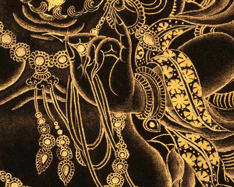 Vajrapani Thangka | Religious Buddhist Artwork