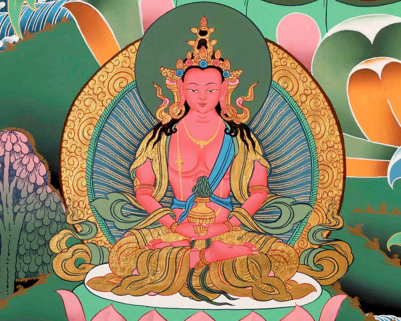 Female White Tara Thangka | Religious Wall Decors