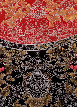 Manjushree Thangka Painting | Bodhisattva Of Wisdom | Religious Art