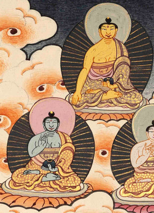 Yab Yum Buddha Thangka | Religious Painting