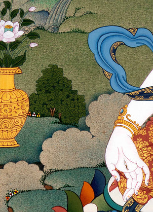 White Tara Thangka For Your Meditation Practice | Himalayan Buddhist Art