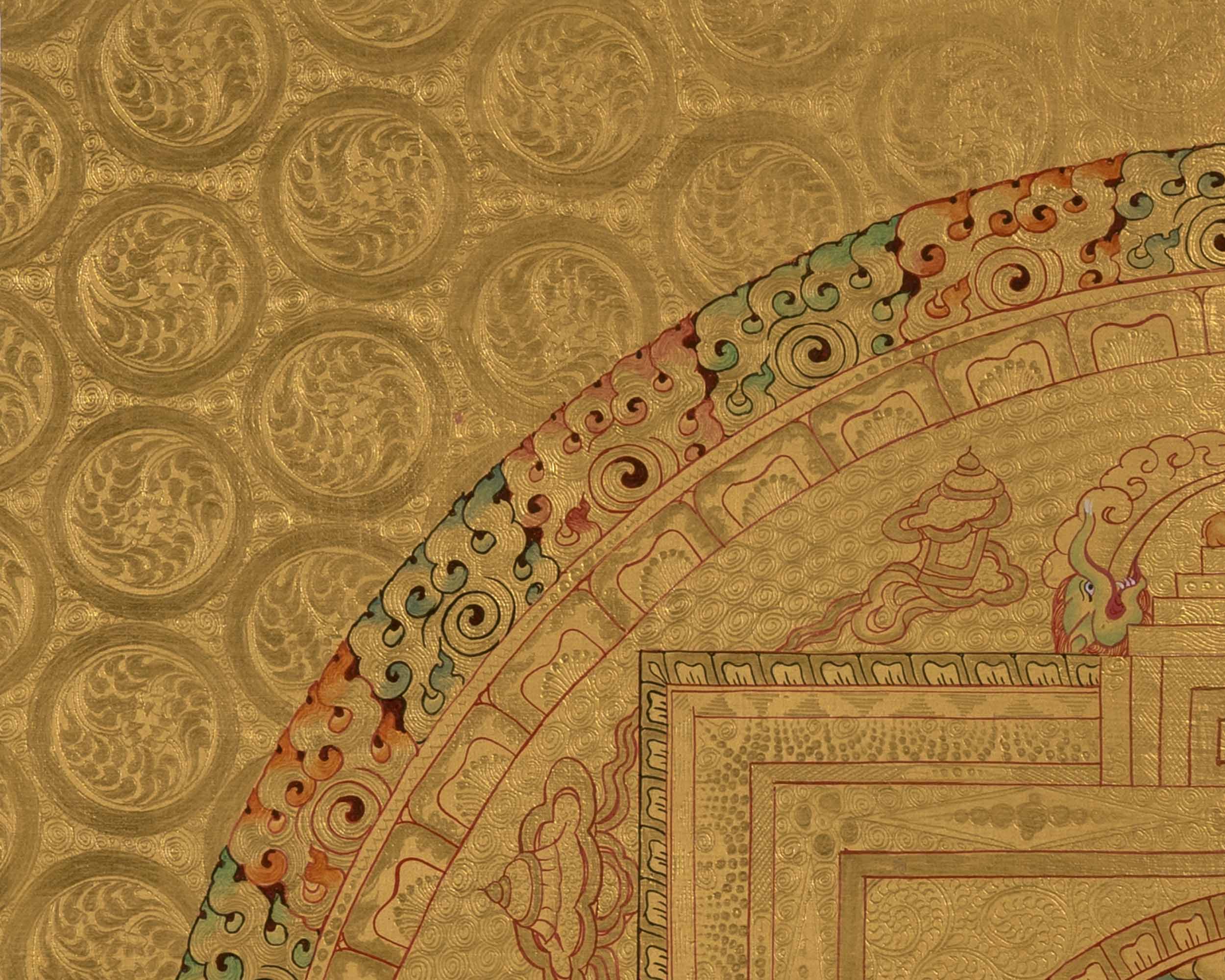 White Tara Mandala Thangka | Wall Decoration Painting