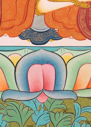 Avalokiteshvara Chengrezig Thangka |  Buddhist Gift Ideas